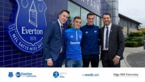 Medicash donates to Everton Football Club
