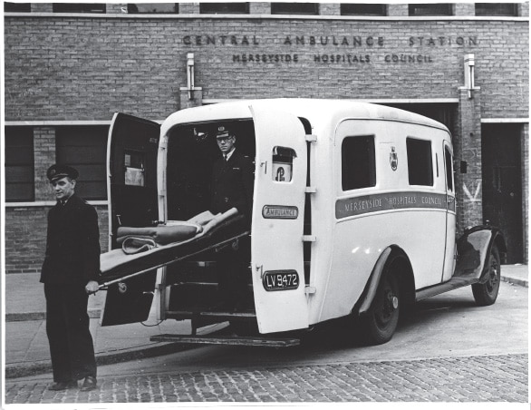 Merseyside Hospitals Council ambulance