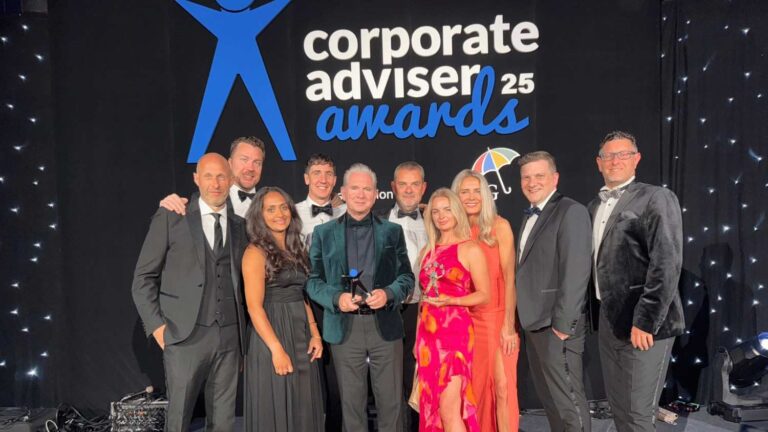 Medicash staff at the Corporate adviser awards 2025