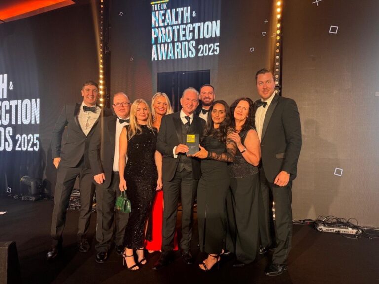 Medicash Staff celebrating a win at the Health & Protection Awards 2025